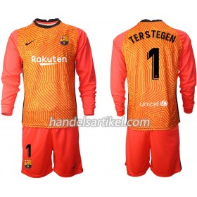 FC Barcelona Torwart TER Stegen 1 Kinder Trikotsatz 2020/21 M003  Langarm (+ Kurze Hosen)